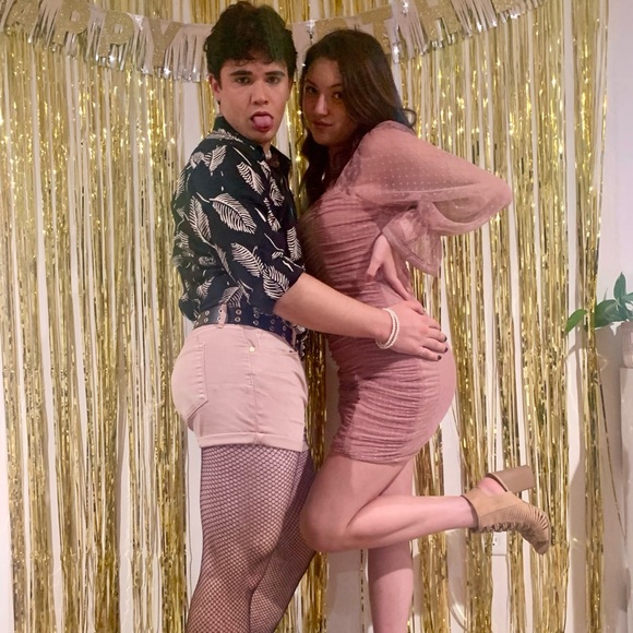 Pink Ruffle Dress - Picture 4 of 4